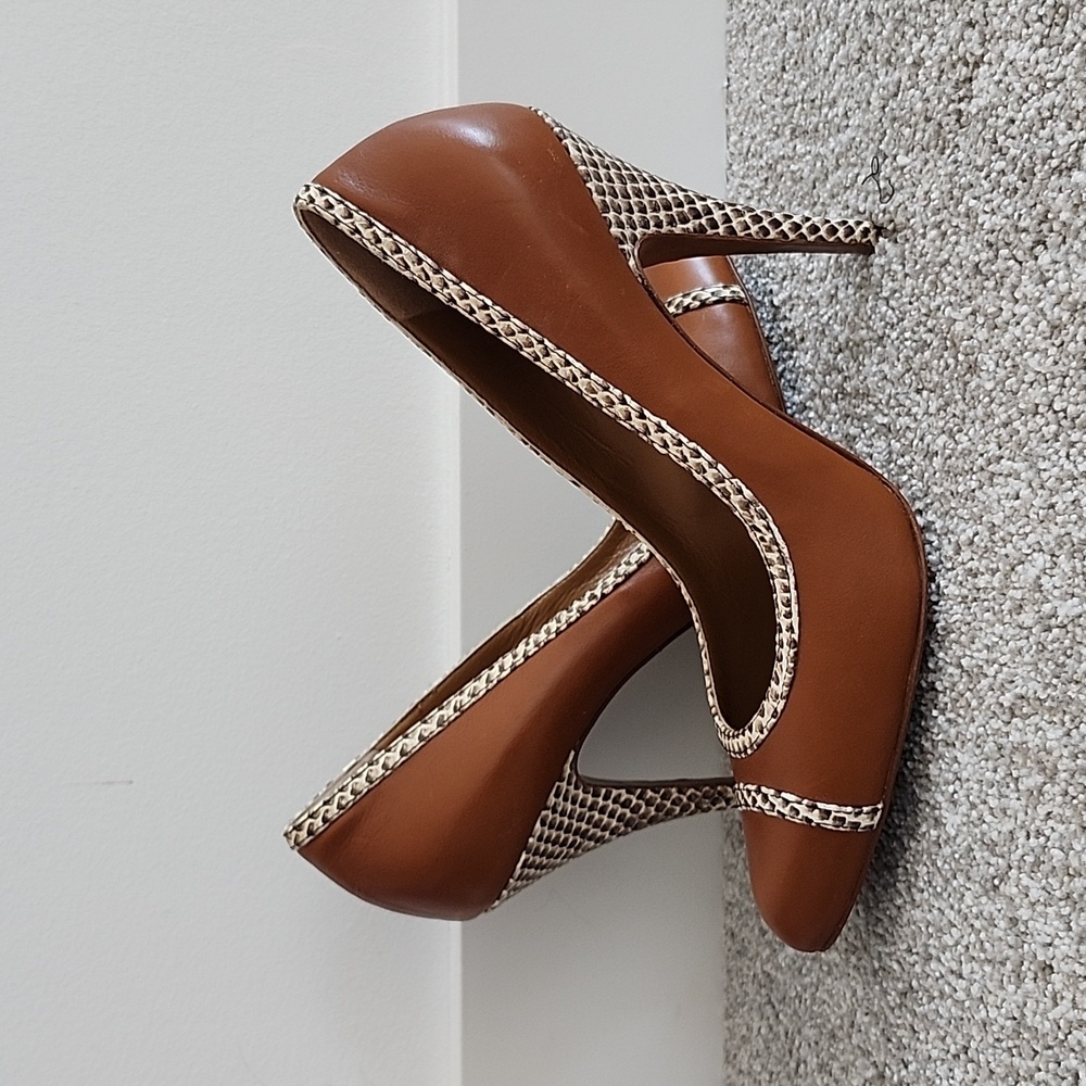 Hobbs London Brown High Heels, Sz 39.5 / US 9